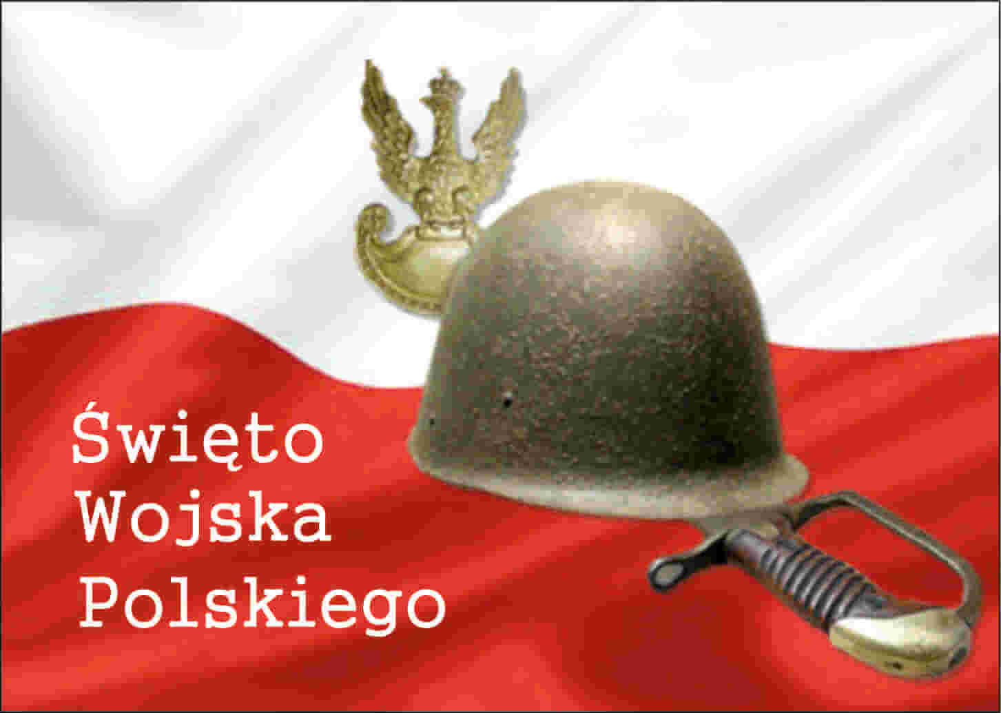 Kartka Święto Wojska Polskiego hełm